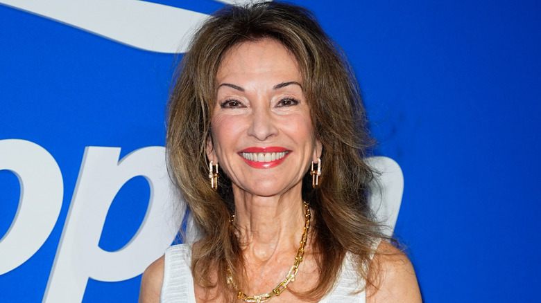 Susan Lucci wearing red lipstick