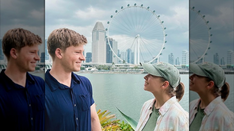 Robert and Bindi Irwin gaze at each other in a sweet sibling pic