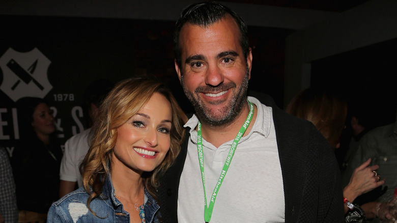 Giada De Laurentiis and Shane Farley at a food festival in 2016