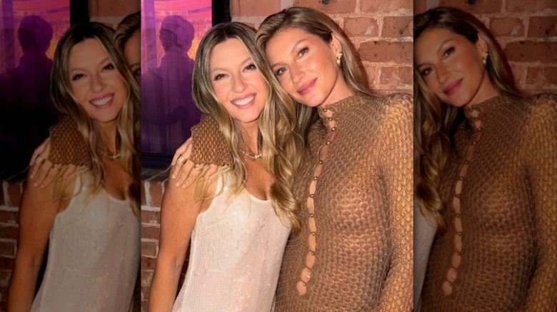 Patricia and Gisele pose at an event in Florida in 2025