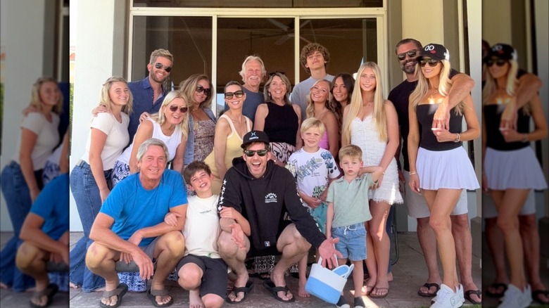 Christina Haack and extended family pose together for a group photo on Easter.
