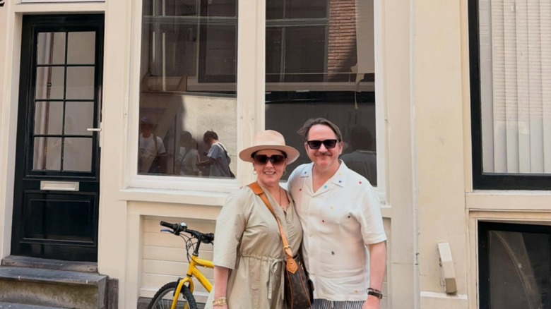 Melissa McCarthy and Ben Falcone in Amsterdam