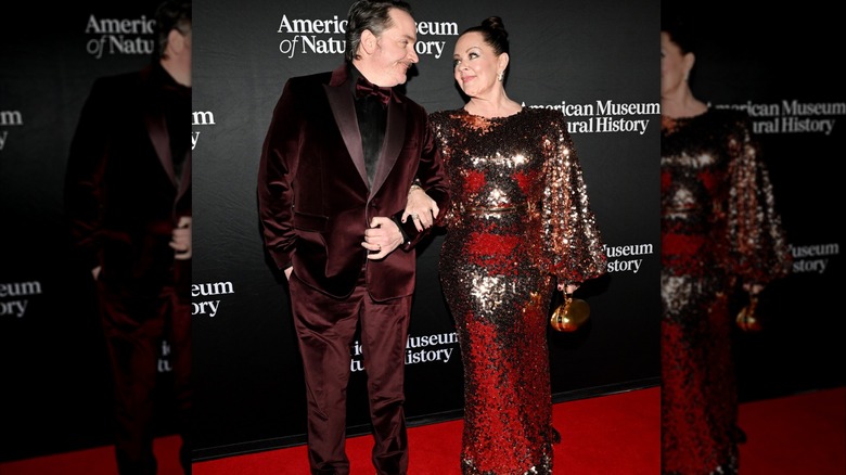 Melissa McCarthy and Ben Falcone at the American Museum of Natural History in December 2025