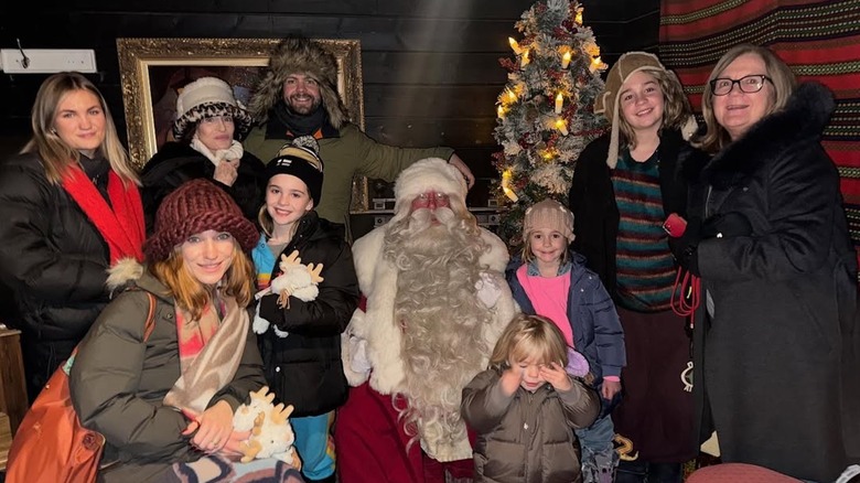 Sharon Osbourne, Jack Osbourne, Aree Osbourne, and family in Finland