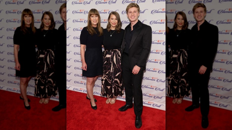 Terri, Bindi, and Robert Irwin at the Blossom Ball