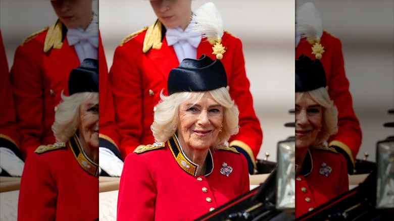 Queen Camilla at Trooping the Colour 2026.