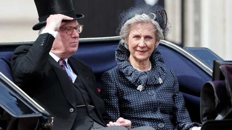 The Duke and Duchess of Gloucester at Trooping the Colour 2026.