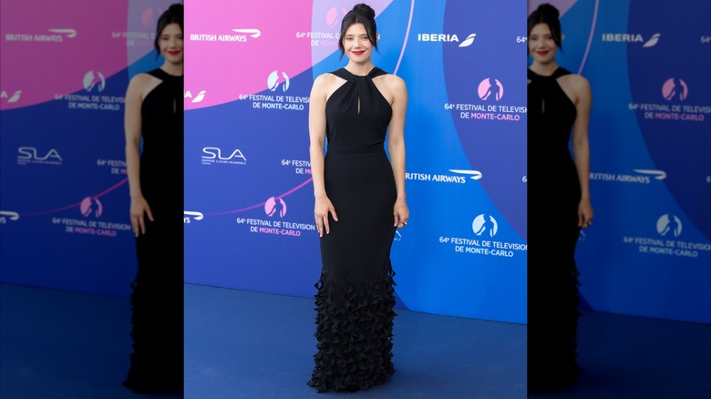 Hanako Greensmith attends the opening ceremony during the 64th Monte-Carlo Television Festival in Monaco in June 2025