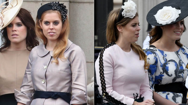 Princess Beatrice wearing too-casual dresses at Trooping the Colour in 2015 and 2019
