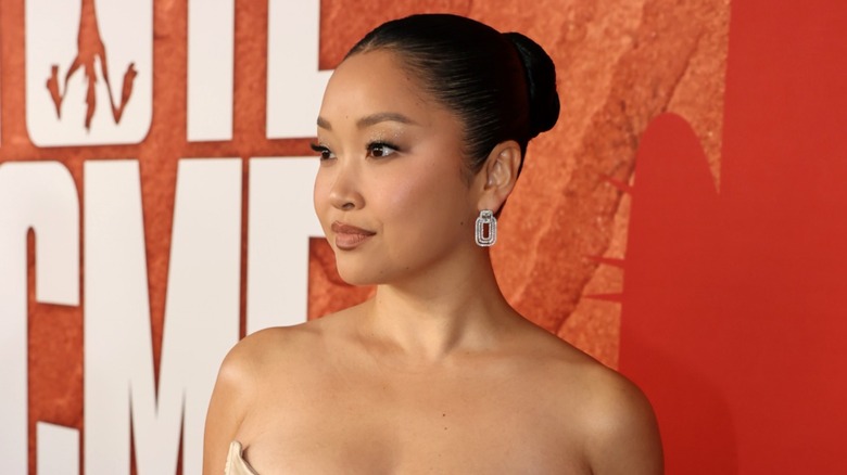 Lana Condor at the Los Angeles premiere of "Coyote Vs Acme" in August 2026