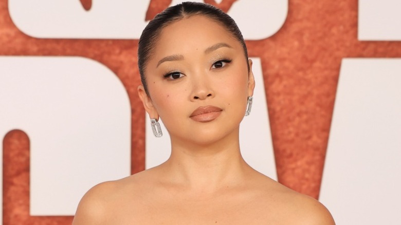 Lana Condor at the Los Angeles premiere of 