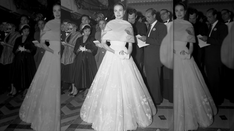 Grace Kelly at the 28th annual Academy Awards in Hollywood in March 1956