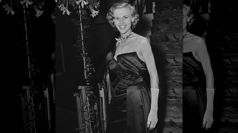 Honor Blackman at the 3rd annual British Academy Film Awards in London in May 1950