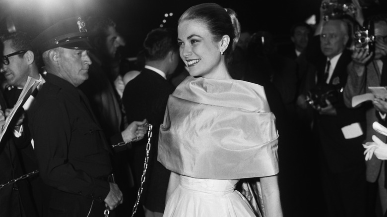 Grace Kelly at the 28th annual Academy Awards in Hollywood in March 1956