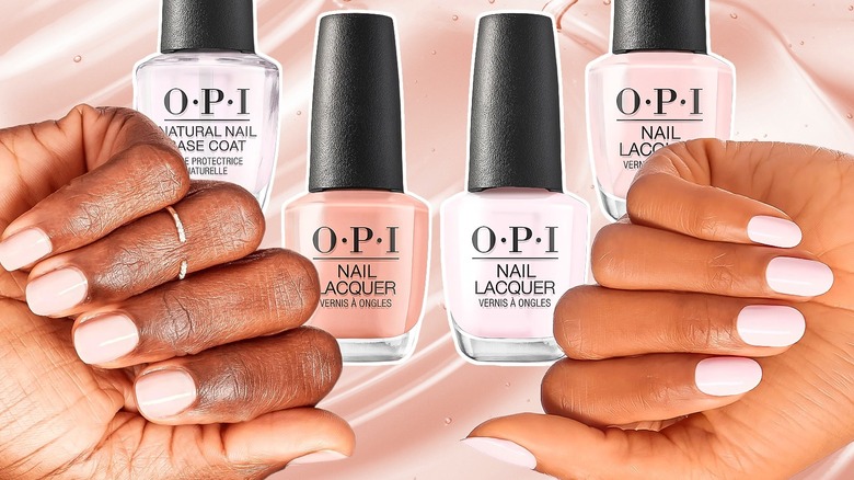 OPI polishes and neutral manicures