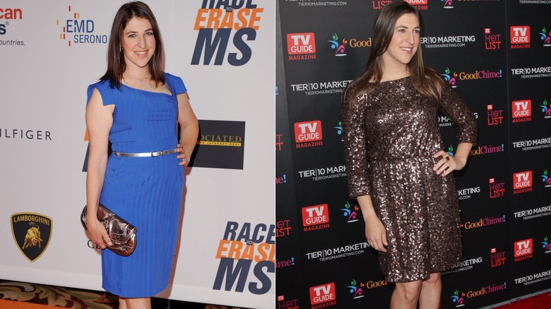 Mayim Bialik at red carpet events on 2010 and 2011