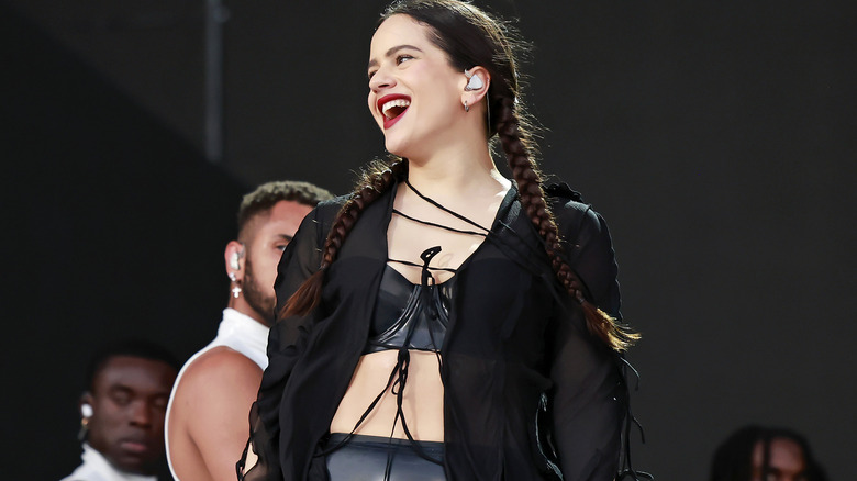 Rosalia performing at Coachella