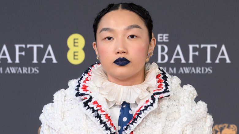 Audrey Nuna walks the 2026 BAFTAs red carpet