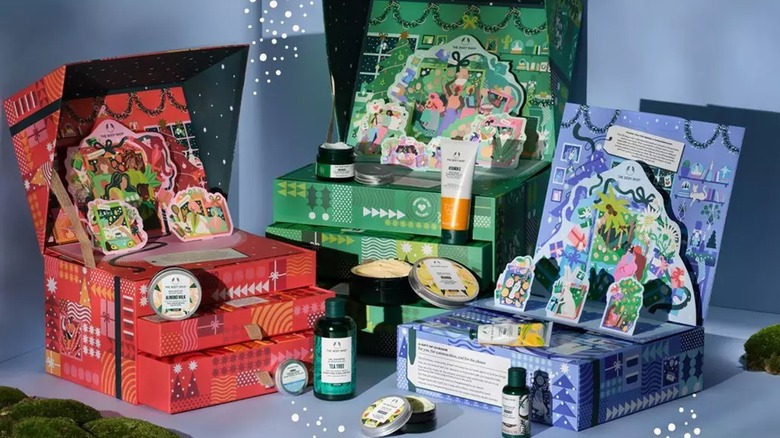 The Body Shop advent calendar contents