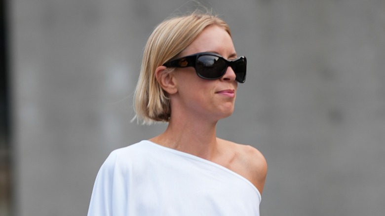 Hanna Stefansson is seen outside the Rotate Show during Copenhagen Fashion Week day four on August 7, 2025