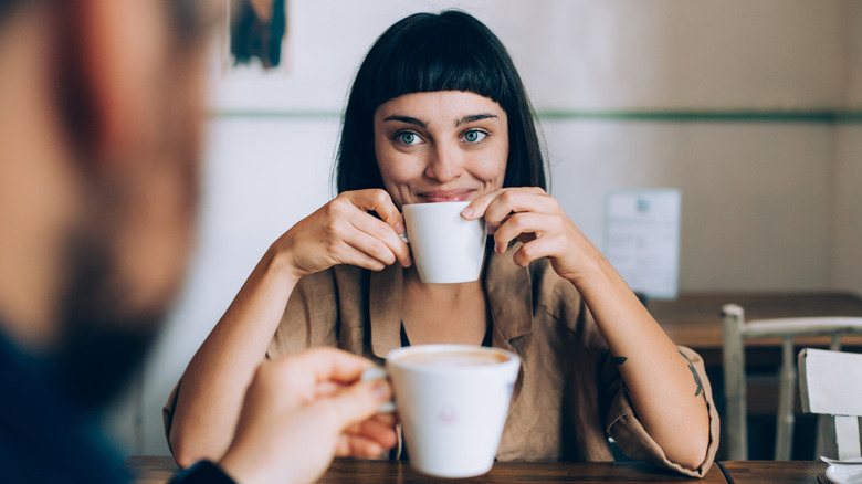 woman on a date