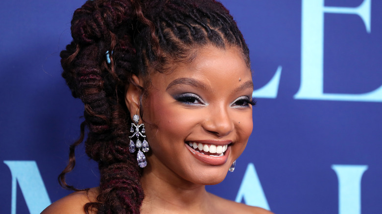 Halle Bailey on red carpet