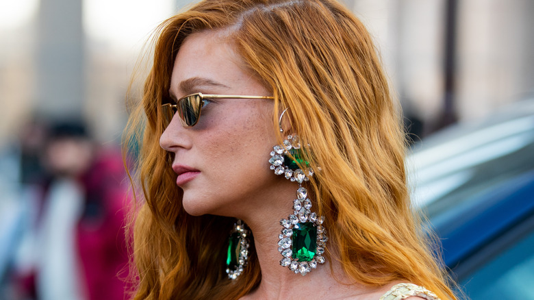 Actress Marina Ruy at Paris Fashion Week 2022