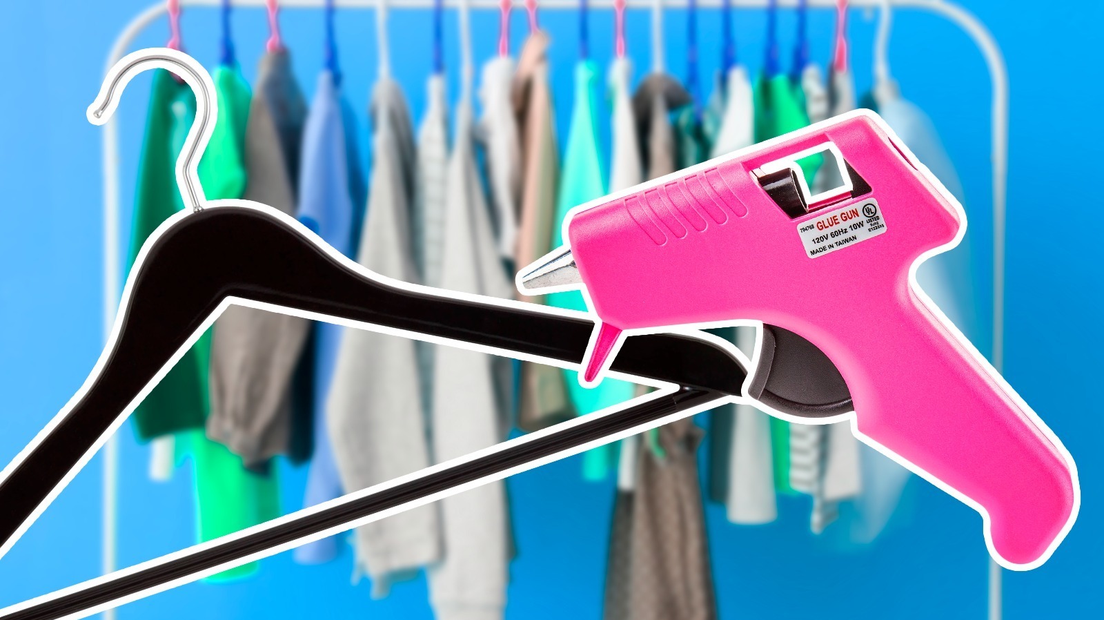 The Glue Gun Hack That Can Upgrade Your Clothes Hangers