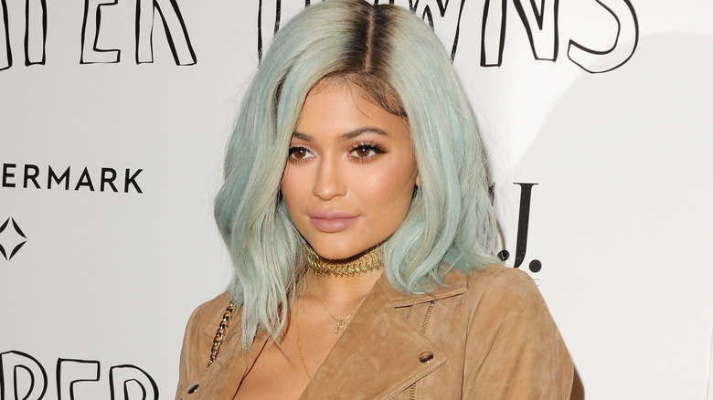 Kylie Jenner with pastel hair