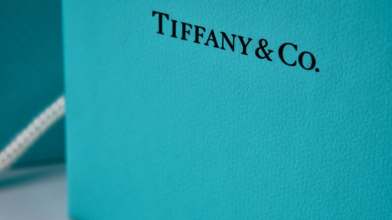 Tiffany & Co. box in Tiffany blue