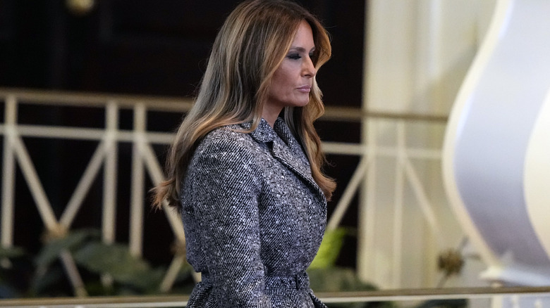 Melania Trump at memorial service