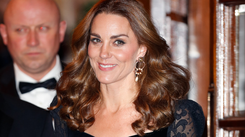 Kate Middleton with bouncy hair