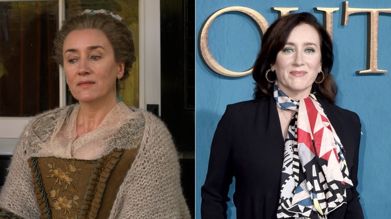 Maria Doyle Kennedy in Outlander Season 4 and at the premiere
