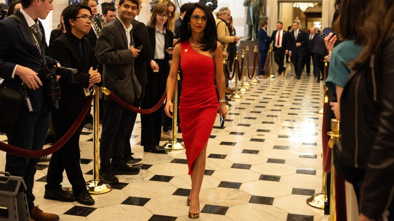 Lauren Boebert at President Trump's joint address to Congress in 2025