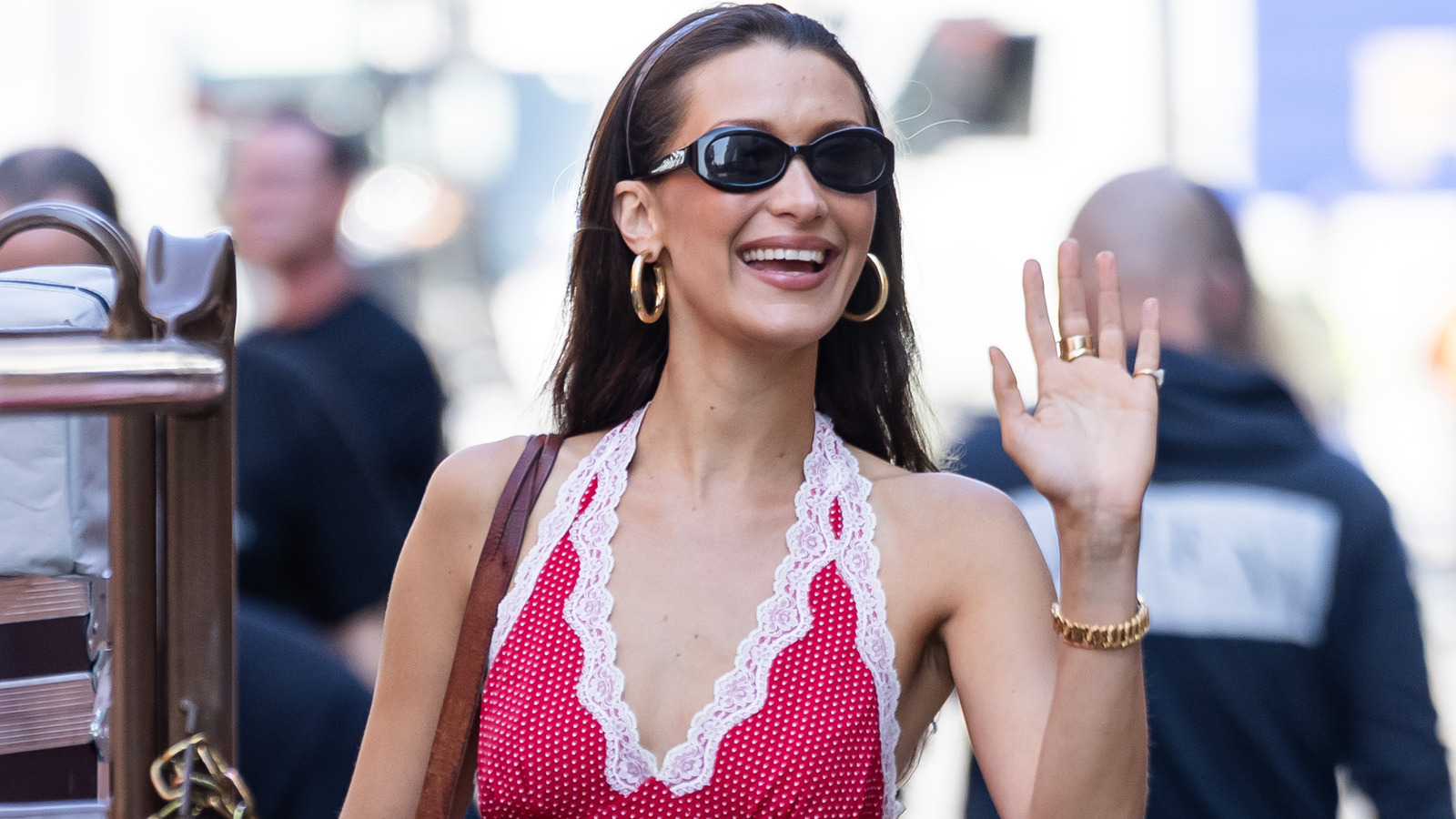 sachin and babi light blue dress How to Replicate Bella Hadid's Iconic Look?