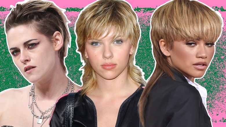 Celebs with mullet haircut
