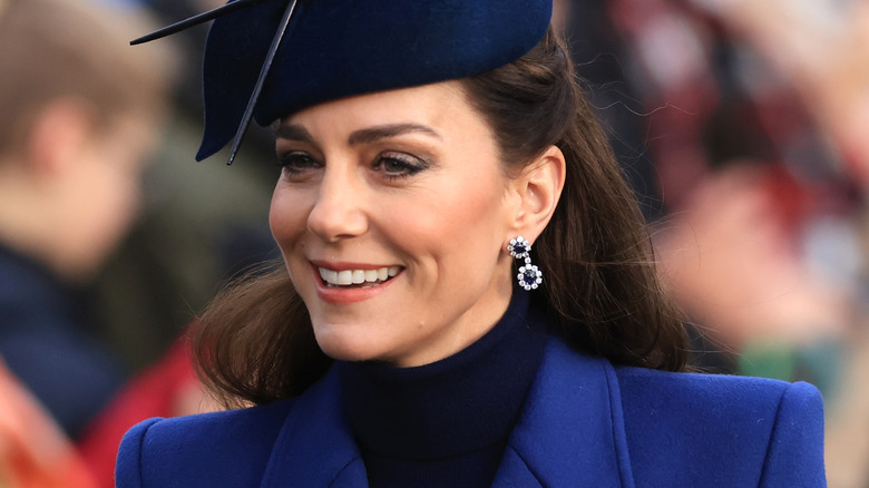 Kate Middleton blue jacket