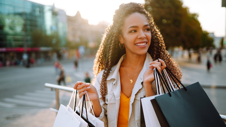 woman shopping