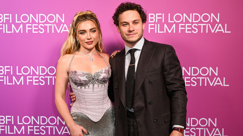 Florence Pugh and Finn Cole in 2026.