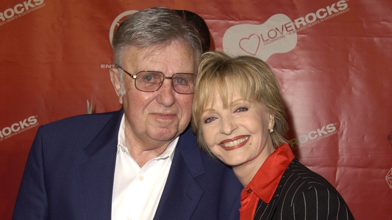 Florence Henderson and Dr. John George Kappas pose together at an event