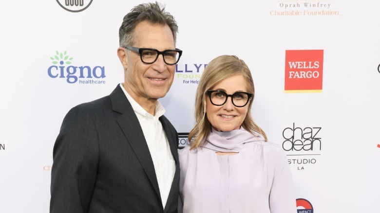 Maureen McCormick and Michael Cummings at a charity gala