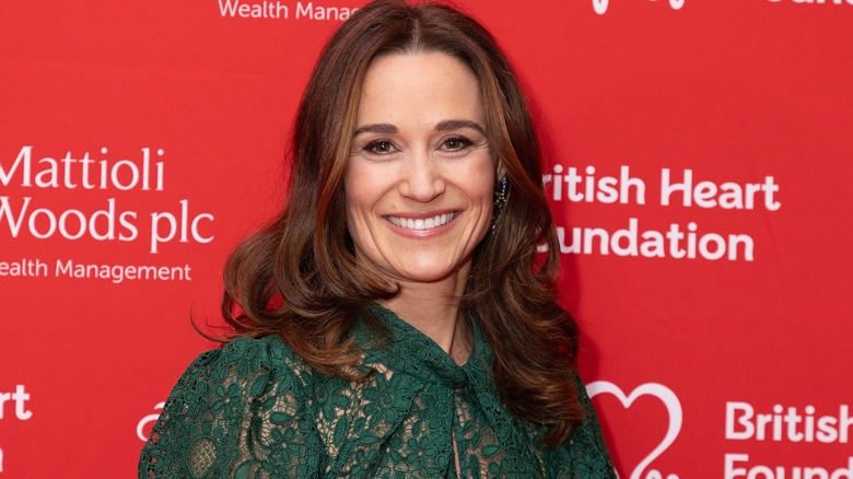 Pippa Middleton in green lace