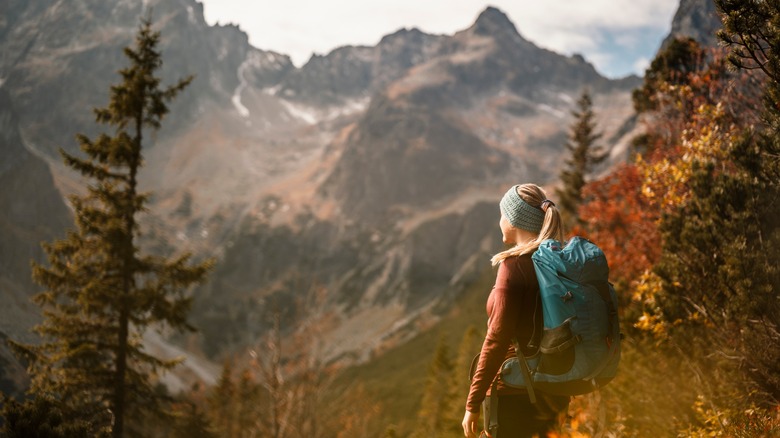 Brave hiker