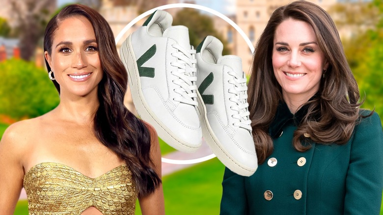 Meghan Markle and Kate Middleton composite