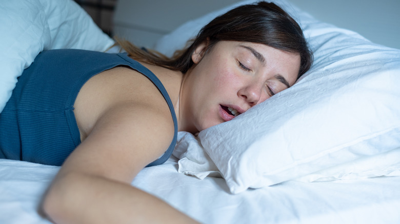 sleeping woman