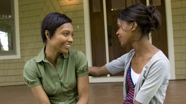 friends talking