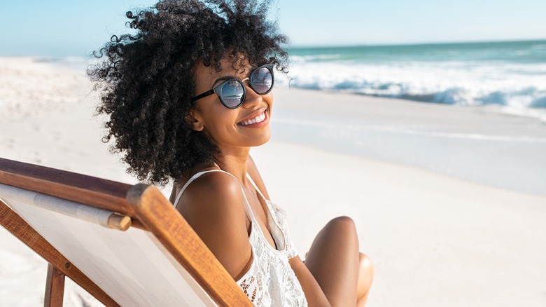 Girl on a beach