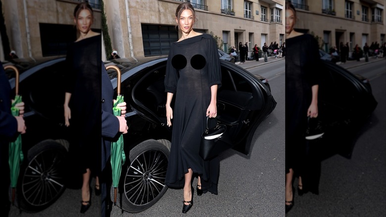 Karlie Kloss at Paris Couture Fashion Week
