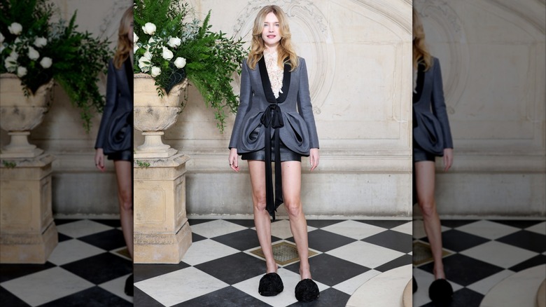 Natalia Vodianova attended the Dior presentation