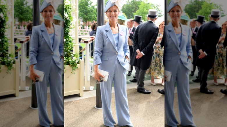 Zara Tindall poses at Royal Ascot 2025